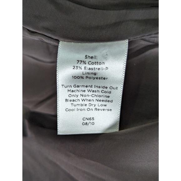 NWOT! TALBOTS PETITES! SAGE GREEN VELVET DOUBLE BREASTED, PEPLUM JACKET! SZ 12P - Picture 5 of 8